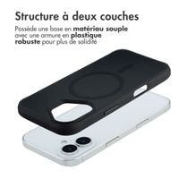 imoshion Rugged Hybrid Carbon Case avec MagSafe Apple iPhone 17 - Noir