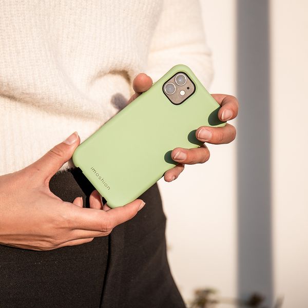 imoshion Coque de couleur avec cordon amovible iPhone Xr - Vert