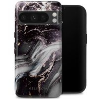 Selencia Coque arrière Vivid Tough Google Pixel 8 Pro - Chic Marble Black