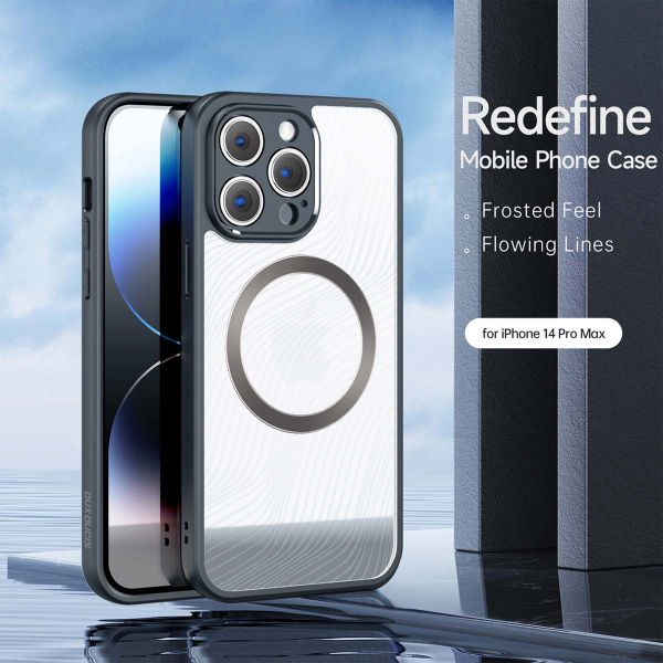 Dux Ducis Coque arrière Aimo avec MagSafe Apple iPhone 14 Pro Max - Transparent