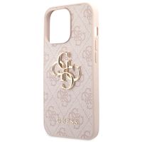 Guess Coque 4G Metal Logo Backcover Apple iPhone 13 Pro Max - Rose