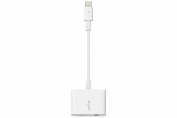 Belkin Adaptateur de charge RockStar™ + 3,5 mm Audio - Blanc