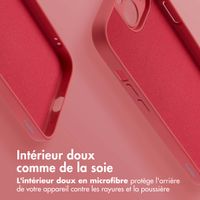 imoshion Coque Couleur avec MagSafe iPhone 15 - Dusty Rose