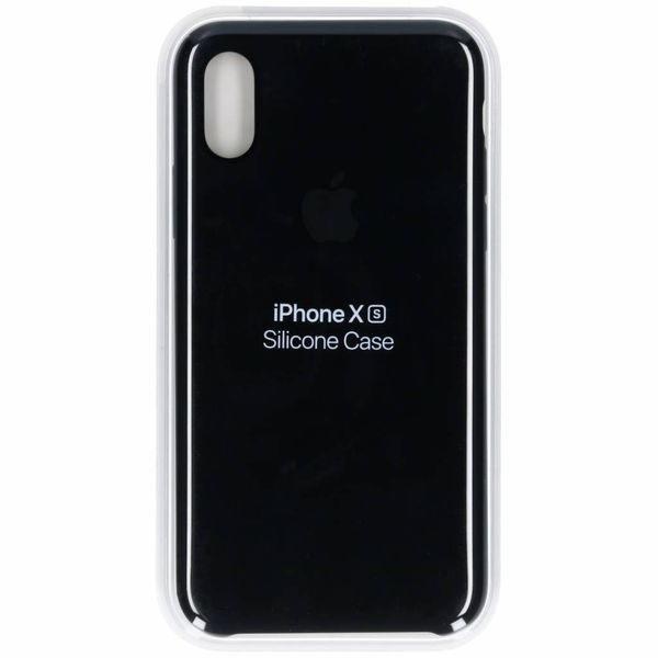 Apple Coque en silicone Apple iPhone Xs / X - Noir