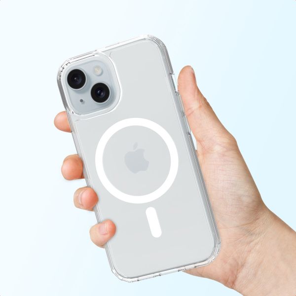 Accezz Coque arrière Xtreme Impact avec MagSafe Apple iPhone 15 - Transparent