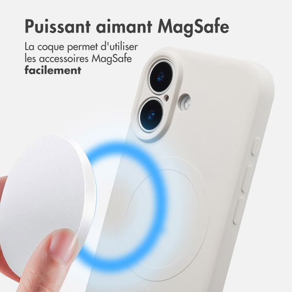 imoshion Coque Couleur avec MagSafe Apple iPhone 17 - Beige