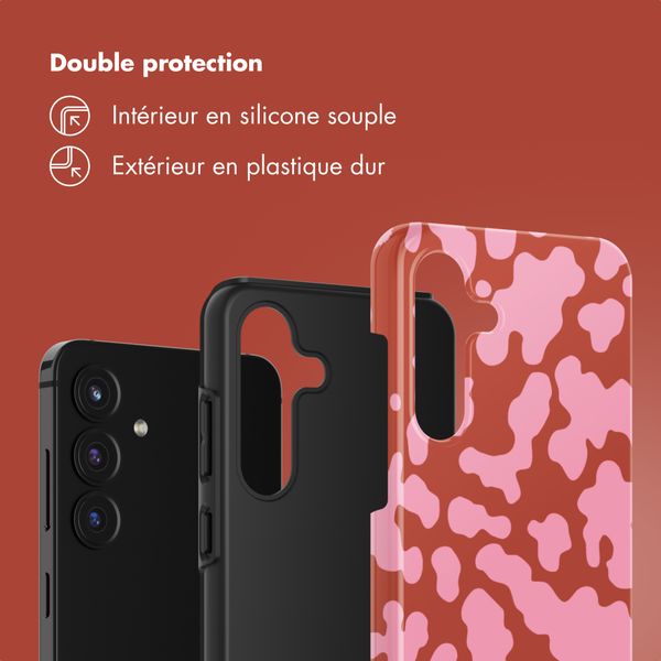 Selencia Coque arrière Vivid Samsung Galaxy S25 FE - Moo’d Blush Pink