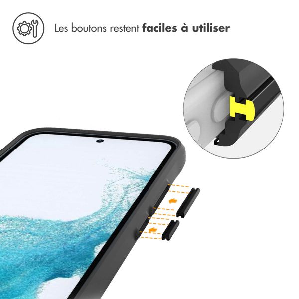 imoshion Rugged Hybrid Carbon Case Samsung Galaxy A34 (5G) - Noir