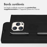 Accezz Étui de télephone Wallet Apple iPhone 15 Pro - Noir