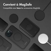 Accezz Coque Givrée Robuste avec MagSafe Apple iPhone 16 - Noir