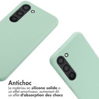 imoshion ﻿Coque en silicone avec cordon Samsung Galaxy S23 - Menthe verte