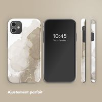 Selencia Coque arrière Vivid Apple iPhone 11 - Marble Light Brown