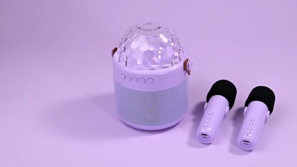 imoshion Sing & Shine Karaoke Set - Enceinte et 2 micros - Lavender Lilac