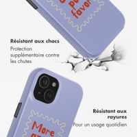 Selencia Coque arrière Vivid avec MagSafe Apple iPhone 15 - More Amor