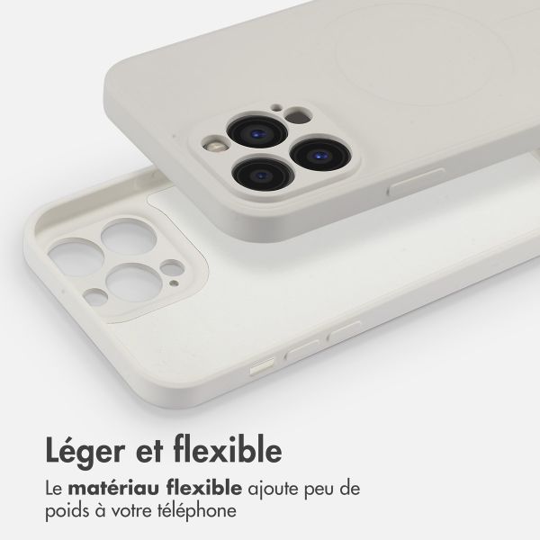 imoshion Coque Couleur avec MagSafe Apple iPhone 13 Pro Max - Beige