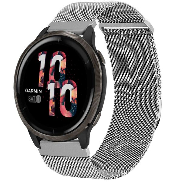 imoshion Bracelet magnétique milanais  - Connexion universelle 22 mm - Taille S - Argent