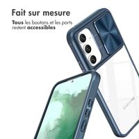 imoshion Coque arrière Camslider Samsung Galaxy S23 FE - Bleu foncé