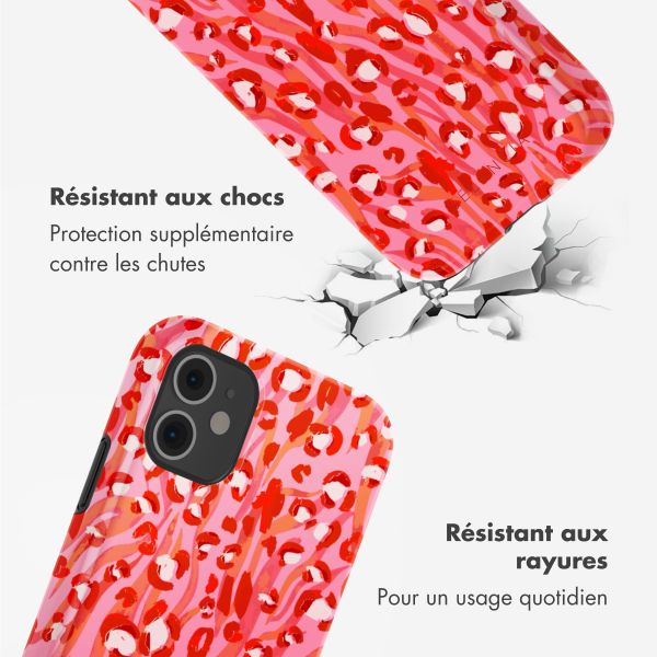 Selencia Coque arrière Vivid Tough iPhone 11 - Wild Spots Lipstick