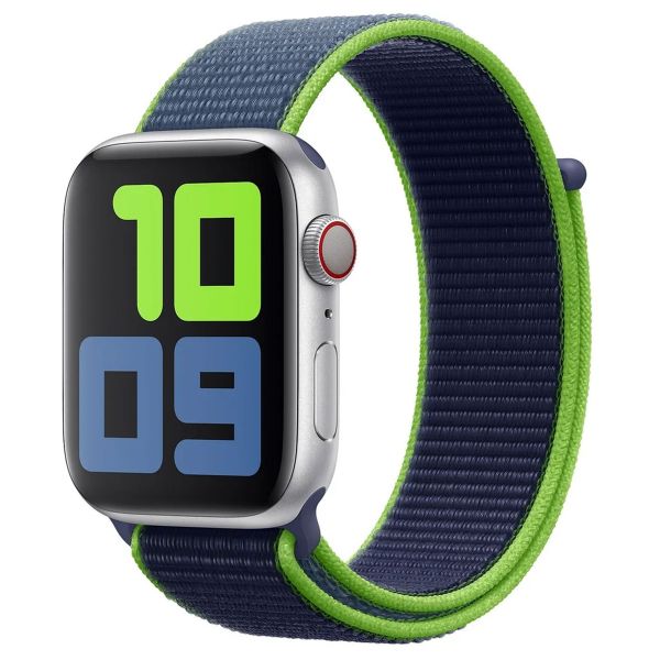 Apple Sport Loop bracelet Apple Watch Series 1-10 / SE / Ultra (2) - 42/44/45/46/49 mm - Neon Lime