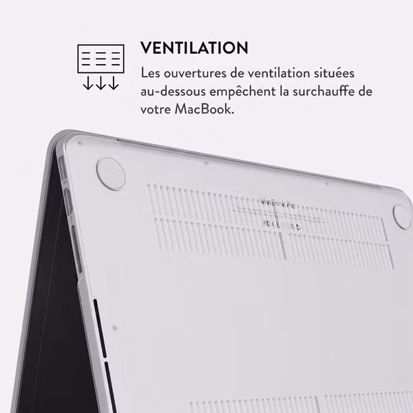 Burga Coque Rigide Apple MacBook Air 15 pouces (2023 / 2024 M3 / 2025 M4 / 2026 M5) - Strawberry Jam
