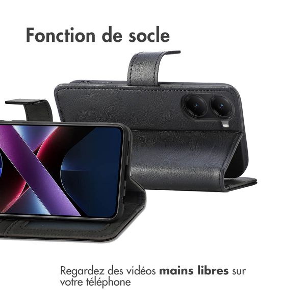 imoshion Étui de télephone portefeuille Xiaomi Poco X7 Pro - Noir