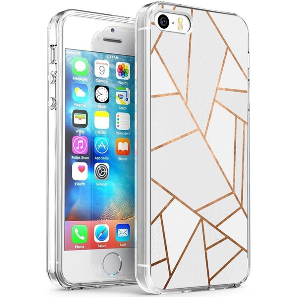 imoshion Coque Design iPhone 5 / 5s / SE - White Graphic