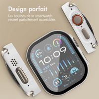 imoshion Coque rigide à couverture complète Apple Watch Ultra / Ultra 2 / Ultra 3 - 49 mm - Blanc
