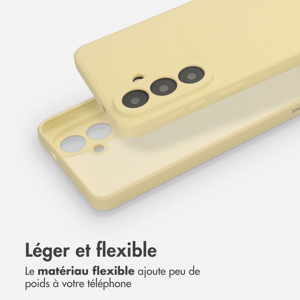 imoshion Coque Couleur avec MagSafe Samsung Galaxy S26 - Vanilla