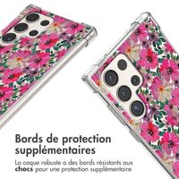 imoshion Coque Design avec cordon Samsung Galaxy S23 Ultra - Flower Water