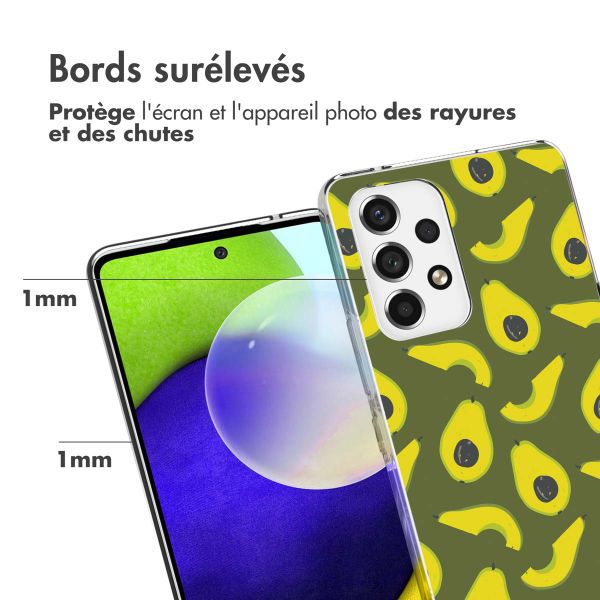 imoshion Coque Design Samsung Galaxy A53 - Avocados