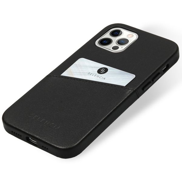Selencia Coque arrière en cuir végétalien Vayu Apple iPhone 12 (Pro)