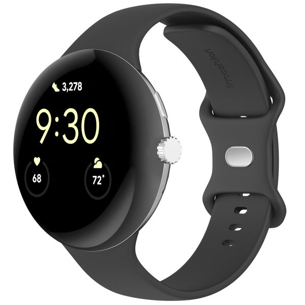 imoshion Bracelet en silicone Google Pixel Watch 3 - 45 mm - Taille L - Noir