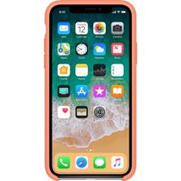 Apple Coque en silicone iPhone X - Peach