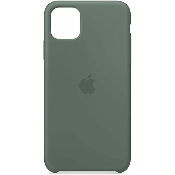 Apple Coque en silicone iPhone 11 - Pine Green