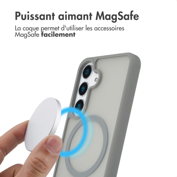 imoshion Coque Color Guard avec MagSafe Samsung Galaxy S25 - Gris