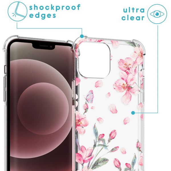 imoshion Coque Design avec cordon iPhone 13 Pro Max - Blossom Watercolor