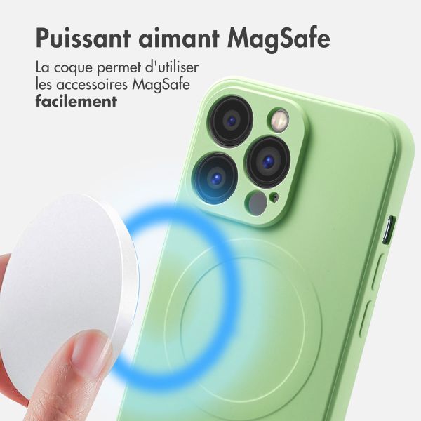 imoshion Coque Couleur avec MagSafe Apple iPhone 13 Pro - Vert