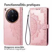 imoshion Etui de télephone Mandala Oppo Find X9 Ultra - Rose Gold
