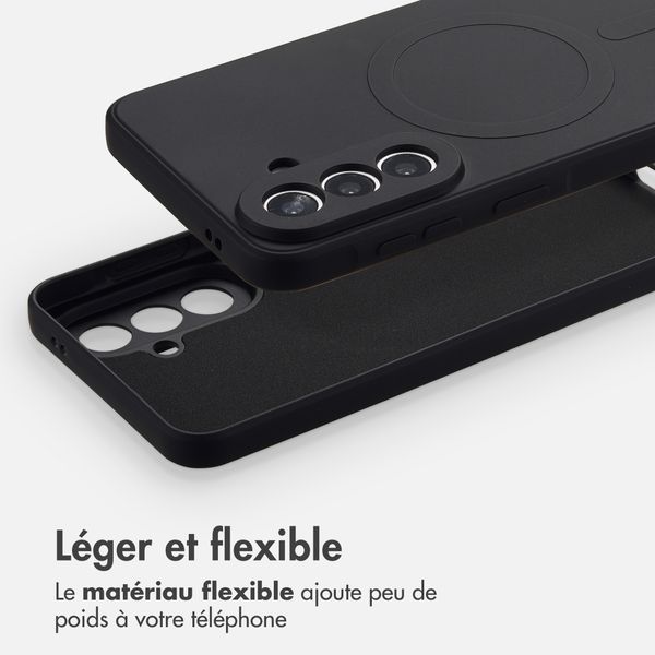 imoshion Coque Couleur avec MagSafe Samsung Galaxy A57 (5G) - Noir