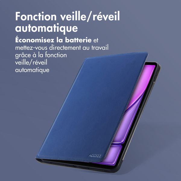 Accezz Coque tablette Classic Apple iPad Air 13 pouces (2025) M3 / (2024) M2 - Bleu foncé