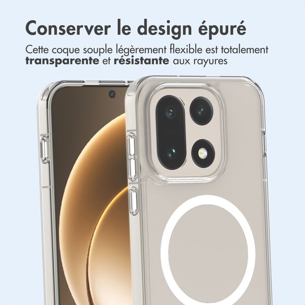 imoshion Coque arrière de protection avec MagSafe OnePlus 15 - Transparent