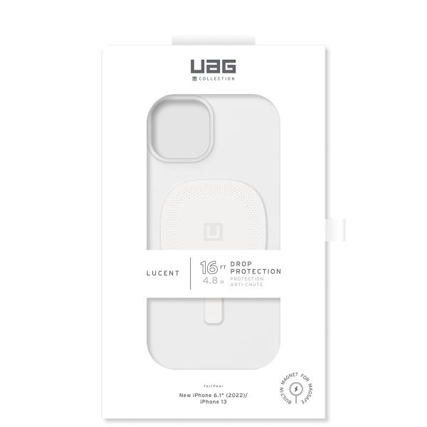 UAG Coque Lucent 2.0 MagSafe iPhone 14 - Marshmallow