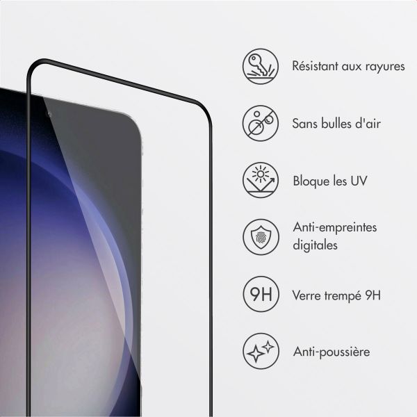 Accezz Protecteur d’écran en verre trempé + Applicateur Samsung Galaxy S23