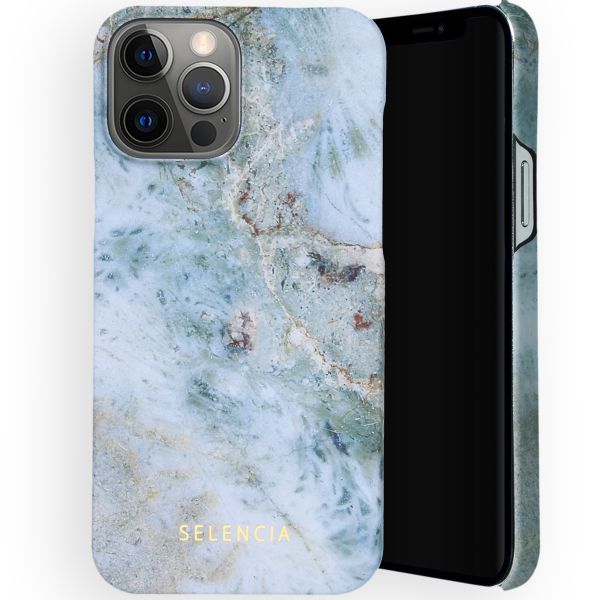 Selencia Coque Maya Fashion iPhone 13 Pro Max - Marble Blue