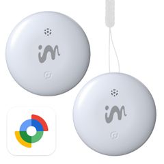 imoshion Wireless Tag - Tracker Bluetooth pour Android - 2 pack - Blanc