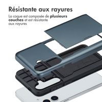 imoshion Coque arrière avec porte-cartes Samsung Galaxy S25 Plus - Bleu foncé
