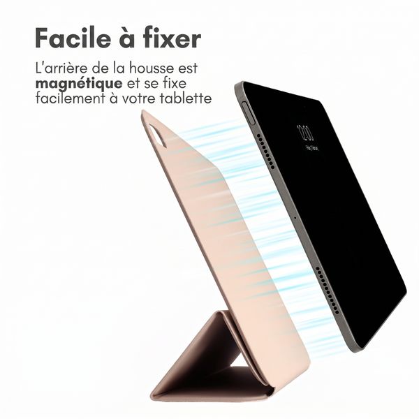 imoshion Magnetic etui de téléphone portefeuille Apple iPad Air 11 pouces (2026) M4 / (2025) M3 / (2024) M2 / Air 5 (2022) / Air 4 (2020) - Beige
