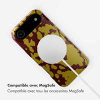 Selencia Coque arrière Vivid avec MagSafe Apple iPhone Air - Moo'd Olive Dust