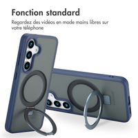 Accezz Coque Ring Stand avec MagSafe Samsung Galaxy S25 - Blue