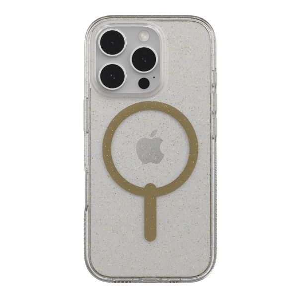 ZAGG Coque Milan Snap avec MagSafe iPhone 16 Pro - Gold Glitter